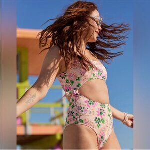Aerie Swim Swimsuit Cut Out One Piece Swimsuit size small